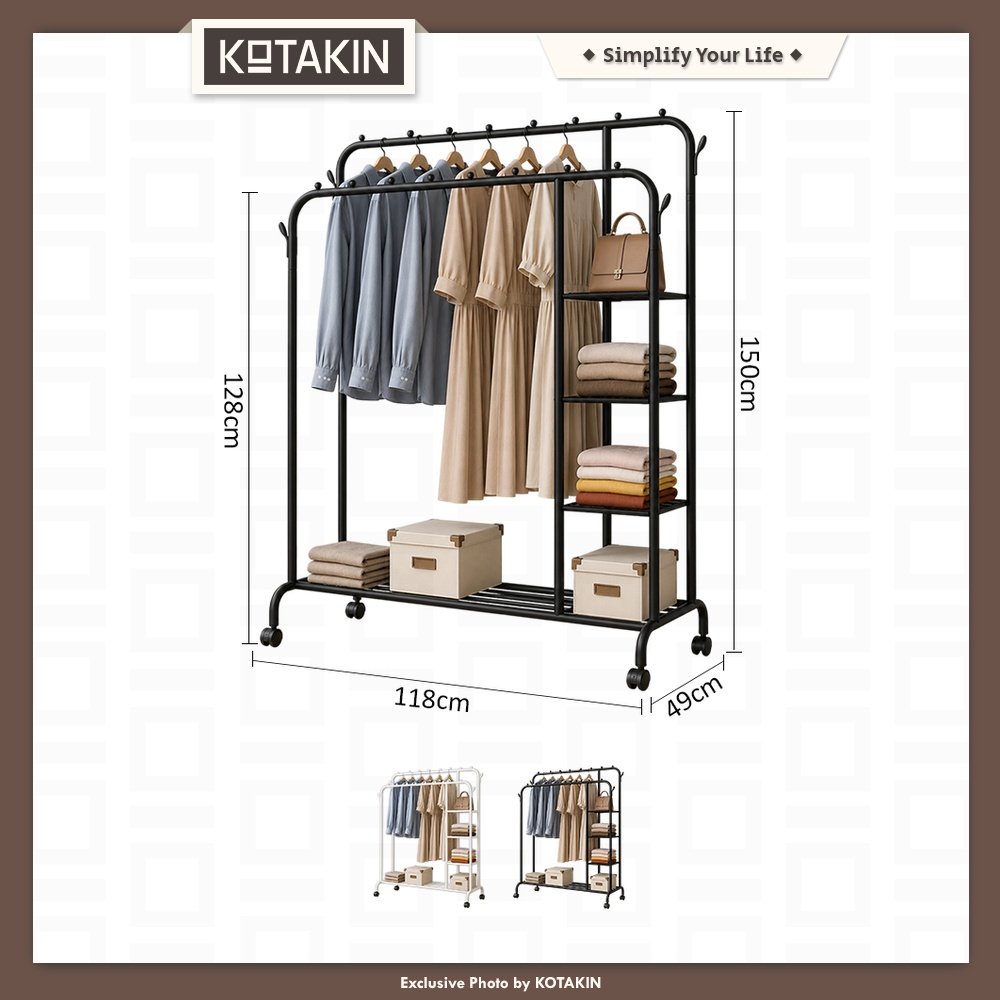 Stand Hanger Gantungan Baju Berdiri